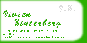 vivien winterberg business card